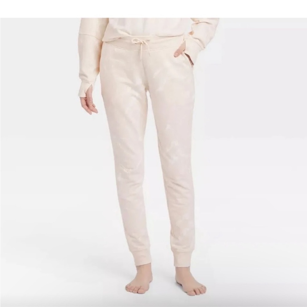 NWT all in motion pink marbled joggers